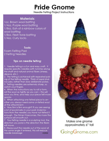 Pride gnome PDF (instructions only)