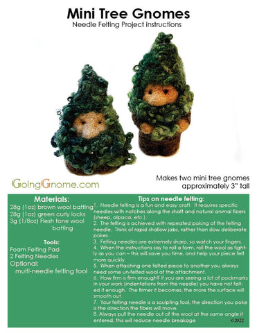 Mini tree gnomes PDF (instructions only)